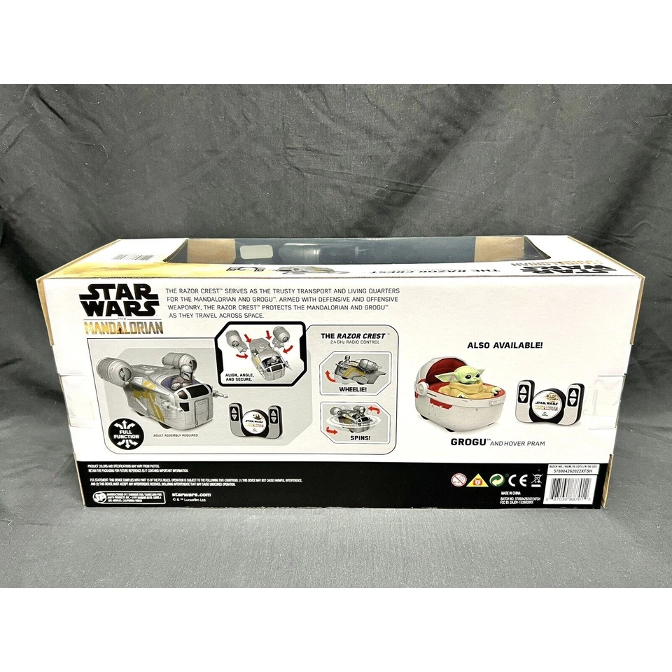Transporte controle remoto rádio Disney Star Wars The Mandalorian The Razor Crest - Imagem 4 de 4