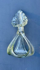 MCM VTG Hand Blown Controlled Bubble Jack inthe Pulpit Candleholder Murano Style