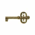 Furniture key key blank antique Biedermeier Wilhelminian period patina country house