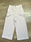 Zara ~ Women’s Elastic Waist Wide Leg Palazzo Pants ~ Size M ~ Light Khaki Tan — photo 1