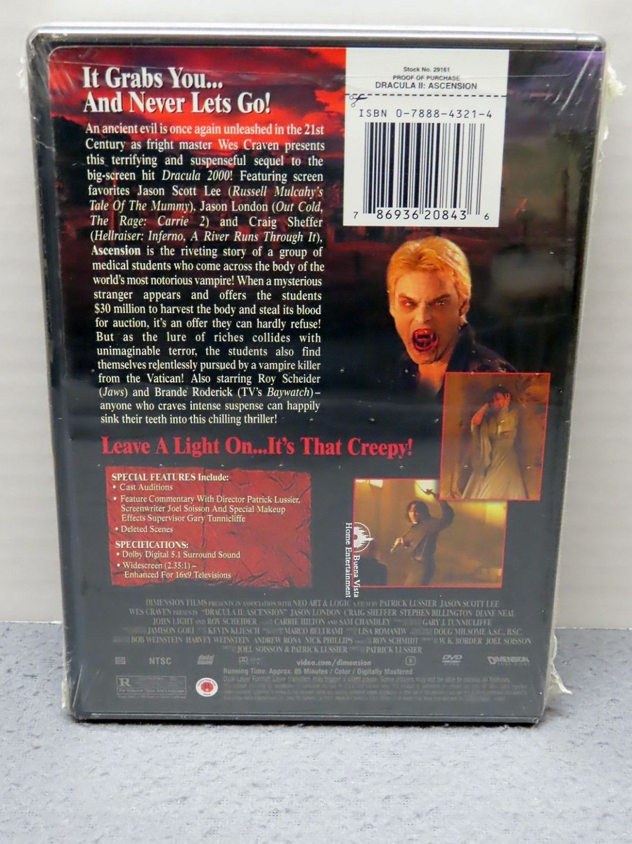 Dracula II: Ascension (DVD, 2003) for sale online | eBay