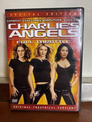 Charlie s Angels Full Throttle DVD Movie Cameron Diaz Drew Barrymore Lucy Liu
