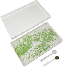 2 Pieces Extra Large Plastic Bead Sorting Tray Diamond Painting Trays 6 X 10inch