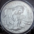 1 oz Legendary Warriors: Geronimo Silver Round BU
