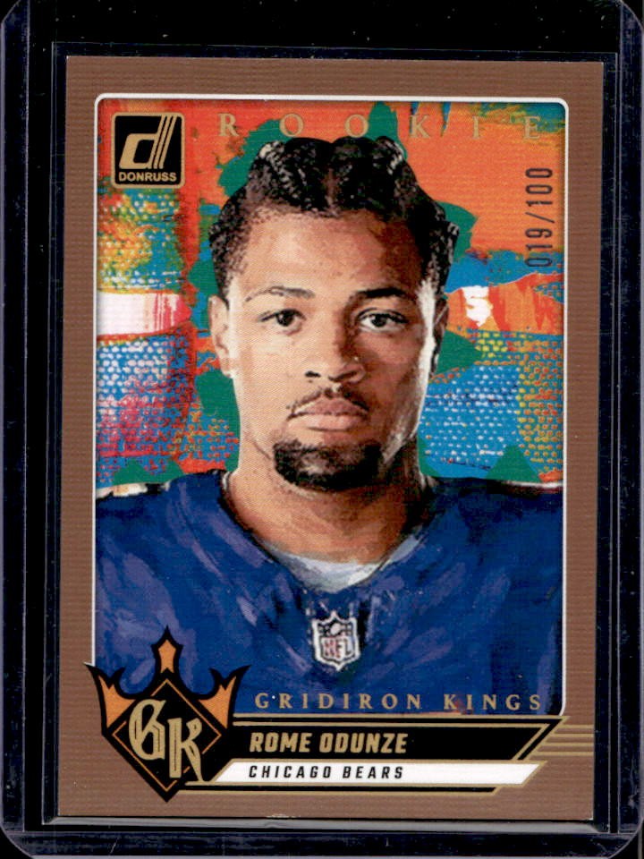 2024 Donruss Rome Odunze Rookie Gridiron Kings Studio Series #19/100