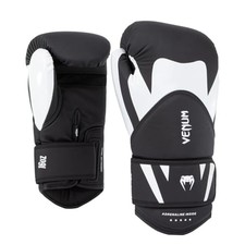 (TG. 8 Oz) Venum Challenger 4.0 Guantoni da boxe, Nero/Bianco - NUOVO