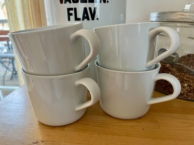 3 Weiße Jumbo Porzellan Becher 365+ IKEA (eine extra dazu kl. Abschlag)