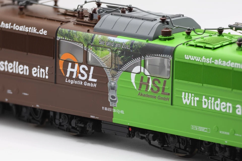 H0, DC, DCC Sound, Piko 51904, Br 151 138-5 HSL, neuwertig, Sondermodell - Bild 3 von 4