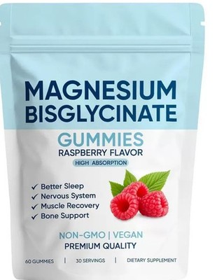 Magnesium Bisglycinate Gummies with Magnesium Bisglycinate Chelate Improve Sleep