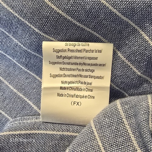 Coofandy Men’s Large Cotton Hemp Long Sleeve Henley Blue Popover Resort Shirt - Picture 10 of 12