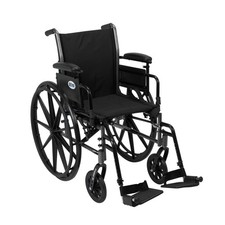 Drive K318A 18" Cruiser III Wheelchair Desk Arms Swing-Away Footrests