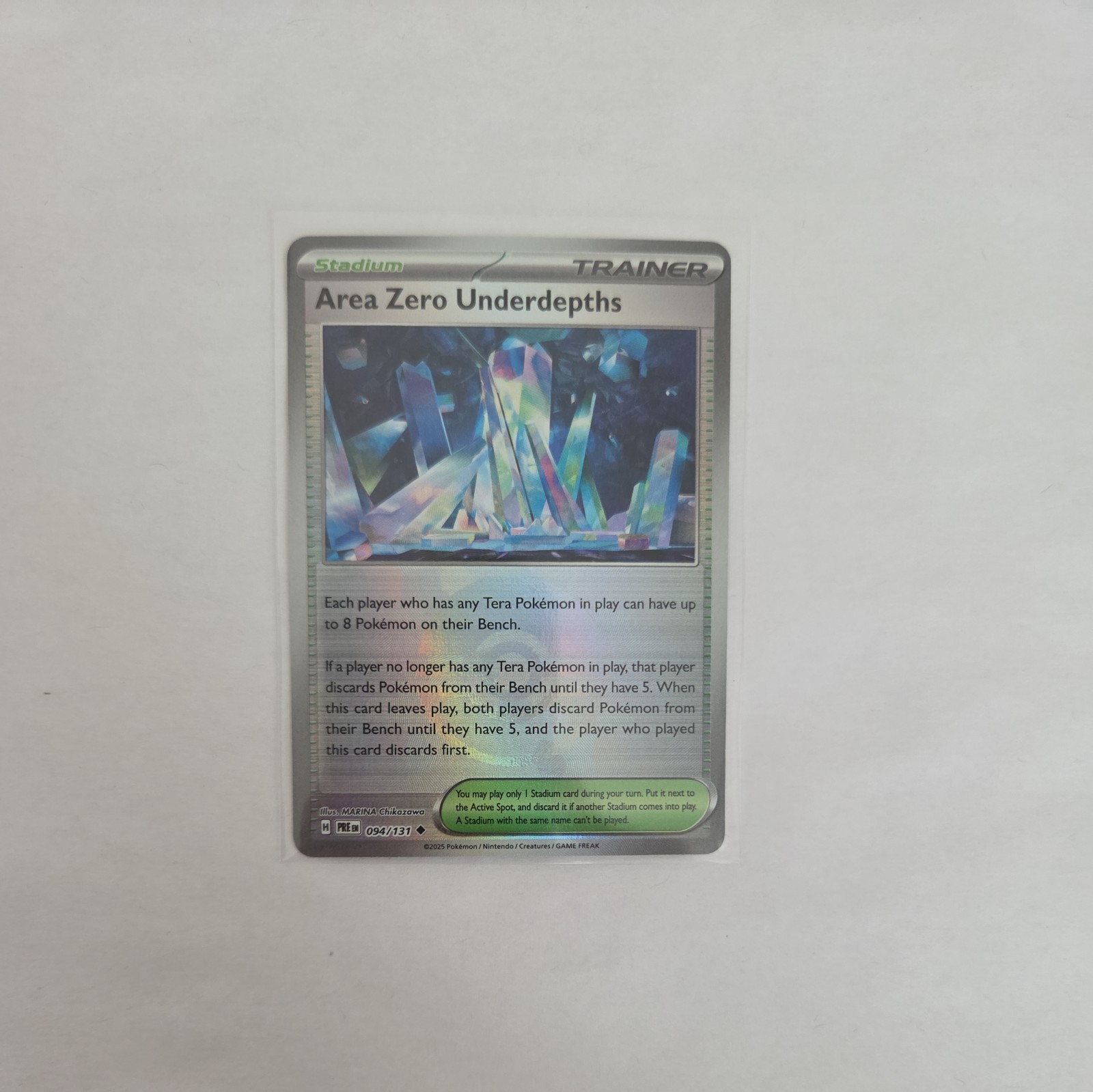 Area Zero Underdepths 94/131 Poke Ball Prismatic Evolutions PRE -M- Pokemon TCG