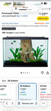 29 gal fish tank w/many accessories
