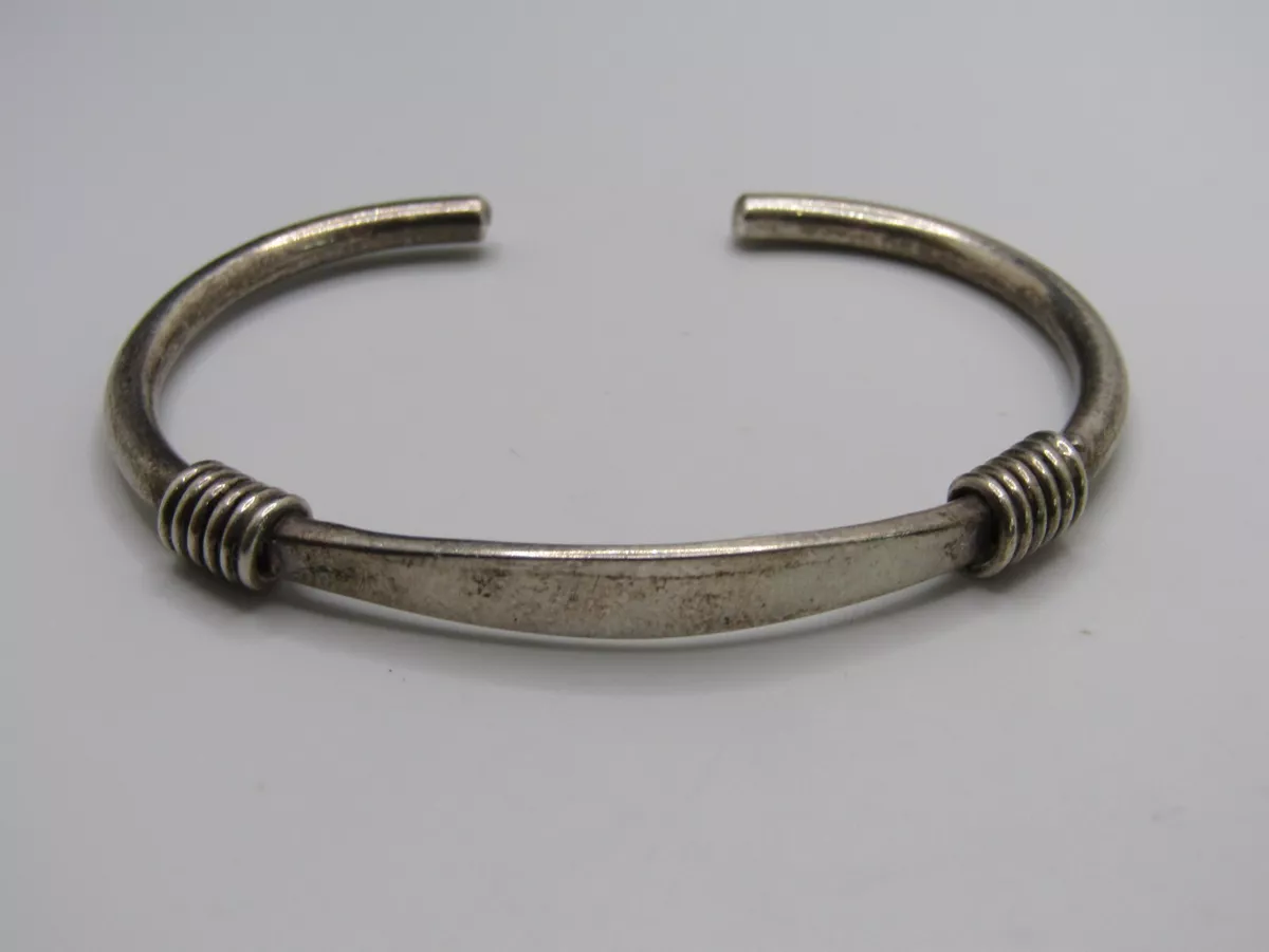 Sterling silver sales wrap bracelet