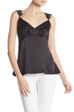 NWT Johnny Was Lace Trim Silk Camisole Size S