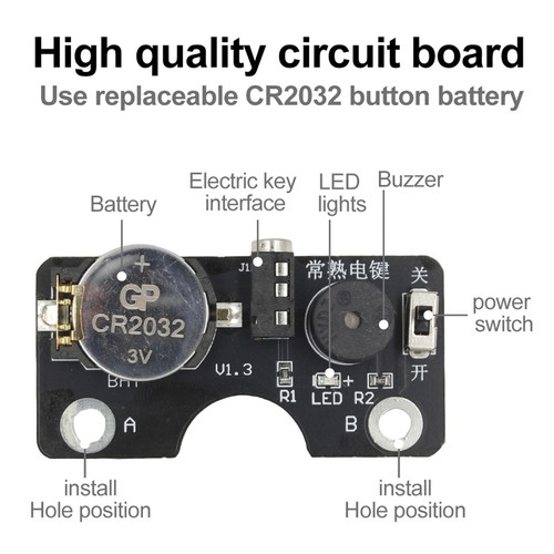 Addestratore CW codice Morse Key Sound Light Circuit Board per chiave Manual H7 - Zdjęcie 13 z 14