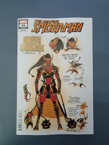 AMAZING SPIDER-MAN 88 3 Book Set Including 1 GLEASON 1:10 VARIANT  MARVEL 2022