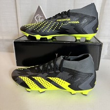 Adidas Predator Accuracy.2 FG Soccer Cleats Men Size 8.5 / Women Size 9.5 Black