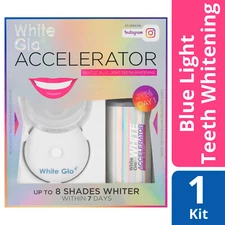 White Glo Accelerator Blue Light Teeth Whitening Kit