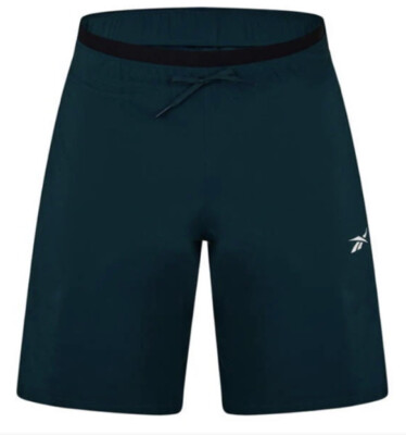 Neu Reebok Wor Strength Sn99 Herrenshorts Waldgrün Größe S UVP 35 