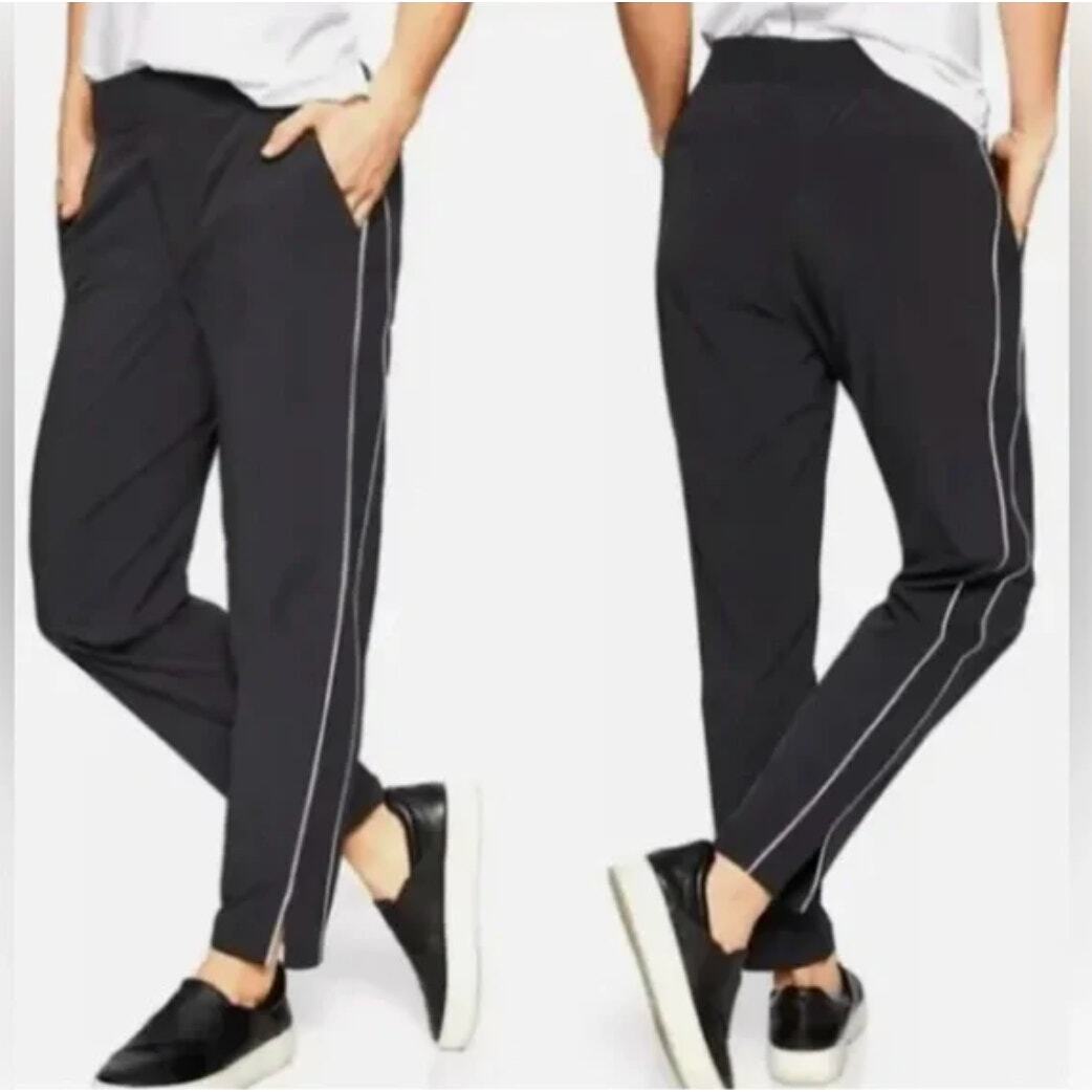 ATHLETA Brooklyn Joggers Colorblock White Trim Bl… - image 2