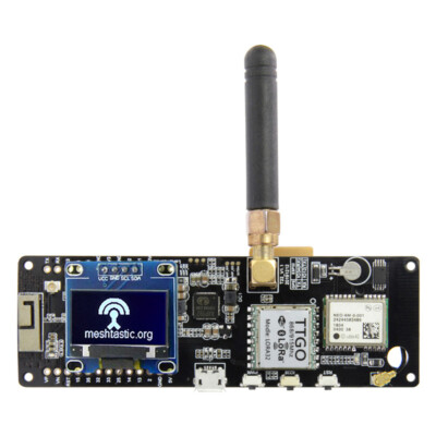 2x Meshtastic T-Beam V1.1 WiFi BLE Lora ESP32 GPS 18650 Battery Holder With OLED