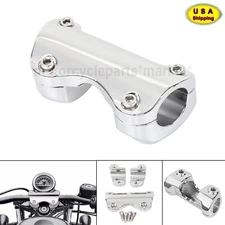 1.25'' Motorcycle Handlebar Riser Top Clamp For Harley Touring Road Glide FLTRX