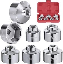 Kit 7 Chiavi a Tazza per Filtro Olio 24-38mm Attacco 3/8" per BMW, MERCEDES, VW