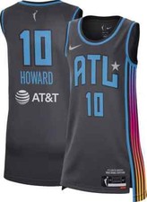 Atlanta Dream Rhyne Howard #10 Nike Unisex Black 2025 WNBA Jersey Rebel Edition