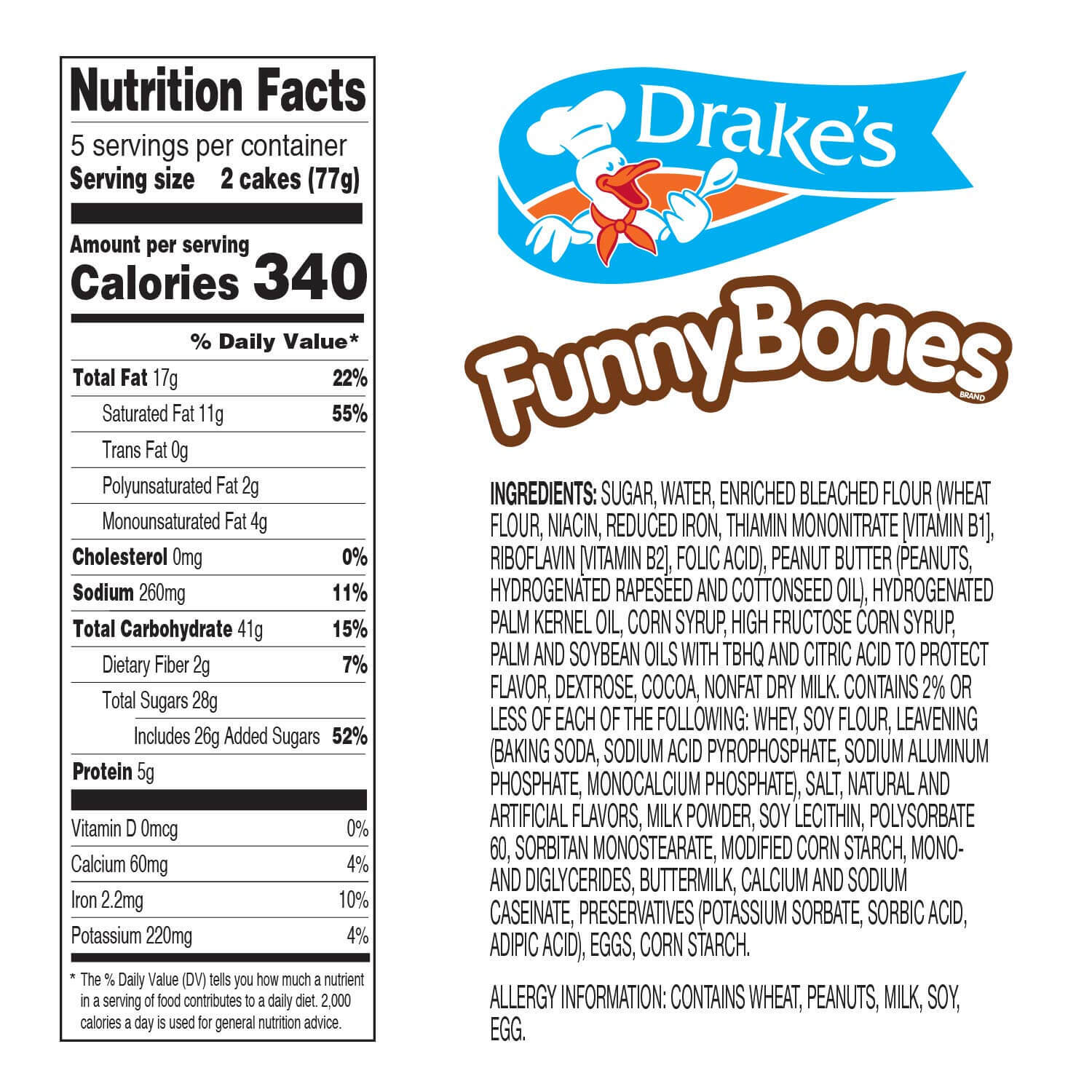Drake's Variety Pack | Devil Dogs and Funny Bones, 3 Boxes Each, 54 Total Cakes