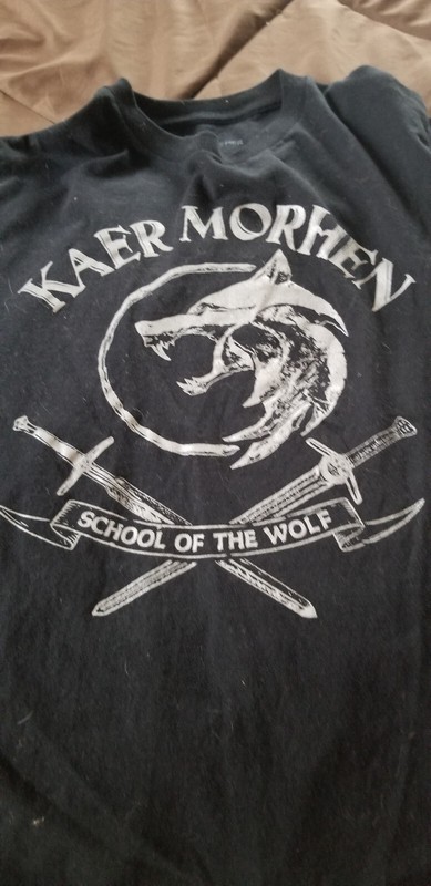 2 Witcher Tee Shirts Size SM