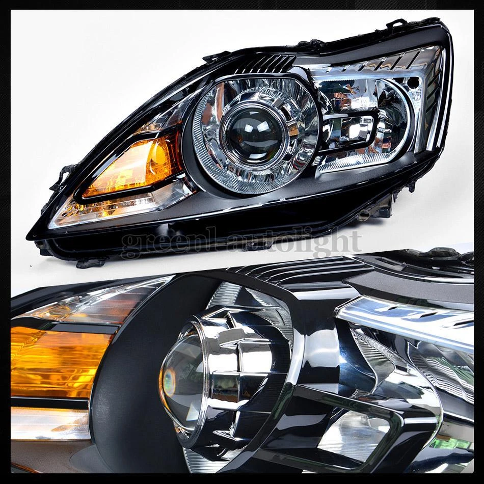 2X HID 2.5" Bi-Xenon RHD Projector Lens Headlight Hi-Lo Retrofit H4 H7 w/ Shroud - Image 2 of 4
