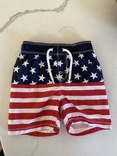 Old Navy Patriotic Swim Trunks Todder boy