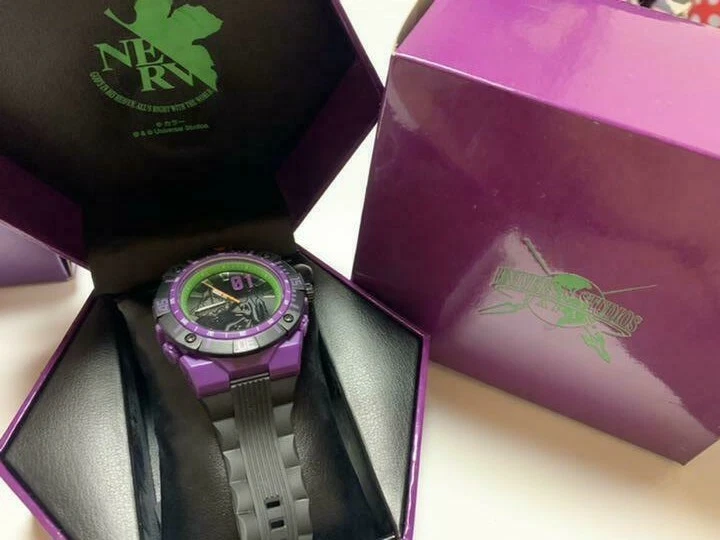 Evangelion Wrist Watch Unit 01 Model USJ Limited Universal Studios Japan JP
