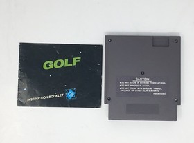 Golf (Nintendo NES) Game & Manual Tested FAST SHIPPING