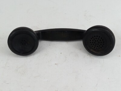 #ad #ad Antique Northern Electric Fi Telephone Receiver Canada Bakelite Black As is $16.80