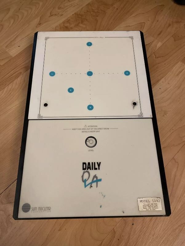 Sun Nuclear Daily QA Model 1092 Quality Analysis Calibration System