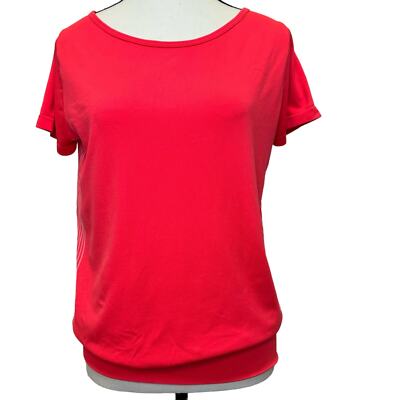 Nike Dri-Fit Women's Short Sleeve Top Size M, Pink/Coral - Main Image