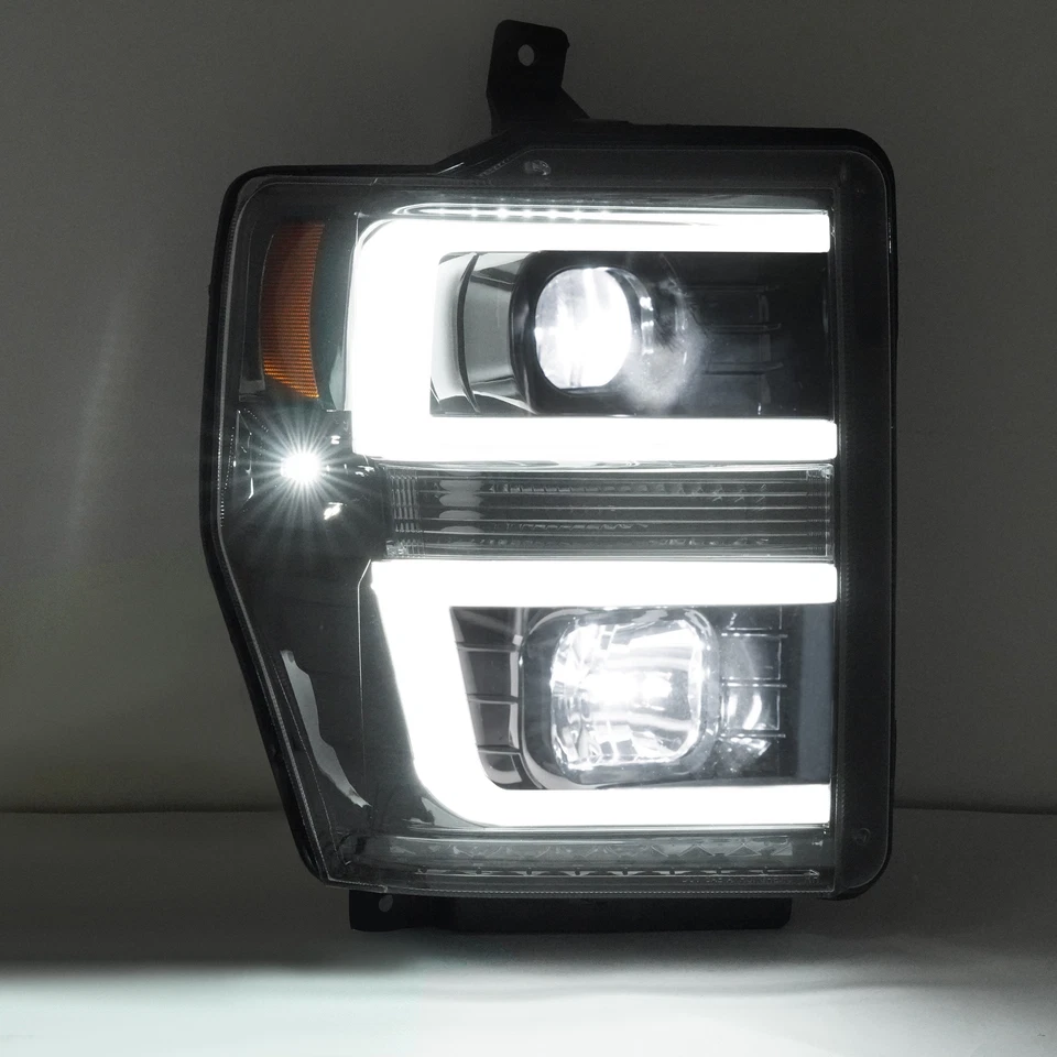 For 2008-2010 Ford F250 F350 F450 F550 Super Duty Projector Headlights LED Bar - Image 3 of 4