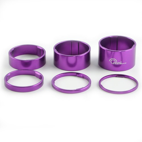 1-1/8" OMNI Racer WORLDS LIGHTEST Alloy Headset Spacer Set: 2,3,5,10,15,20mm - Picture 31 of 46