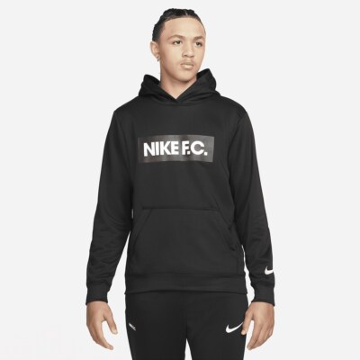 195245078690 Herren Nike NK DF FC Libero Kapuzenpullover schwarz