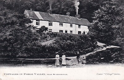 AYTON BEI SCARBOROUGH - SCHMIEDEHÜTTEN (JETZT ABGERISSEN) NEBEN DEM FLUSS DERWENT 1909