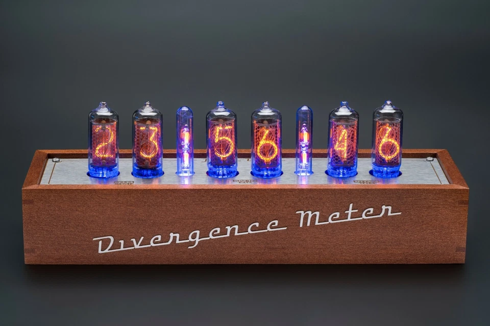 IN-8 Nixie Tubes Clock Vintage Wooden Case 12/24H SlotMachine [WITH SOCKETS] - Image 2 of 4