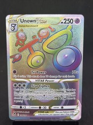 Unown VSTAR 199/195 Silver Tempest Secret Rare