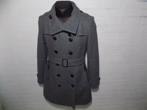 burberry gray wool coat