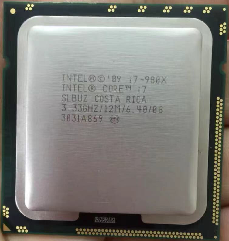 Intel Core i7-980X LGA1366 SLBUZ 3.33GHz 6core 12M CPU processor 