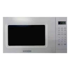 Black & Decker BD-EM720W 0.7 Cu Ft LED Display Child Safe Lock Glass Turntable