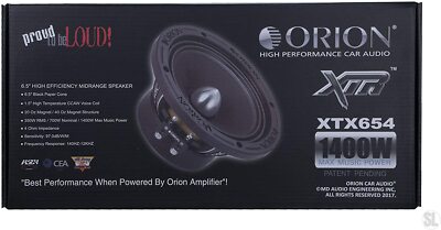 Rockford Fosgate ORION XTR XTX1054 High Efficiency 10