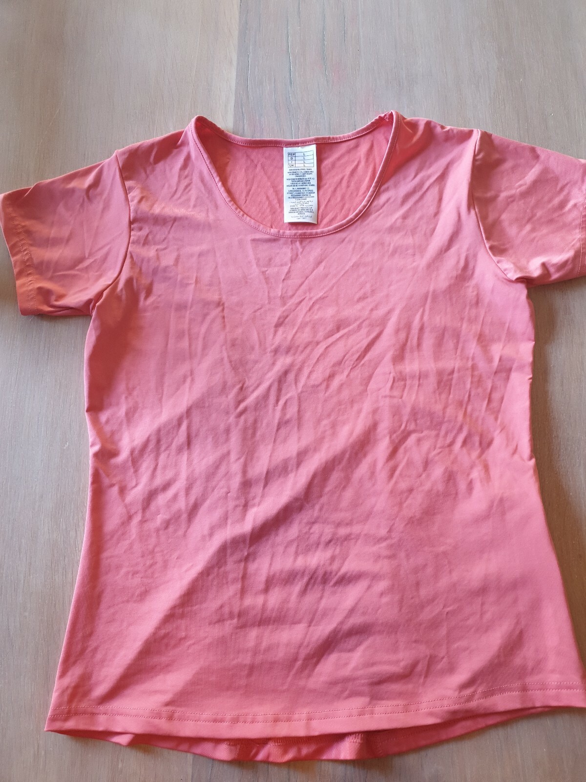(H) Top Avon Gitness talla L aprox 14 rosa