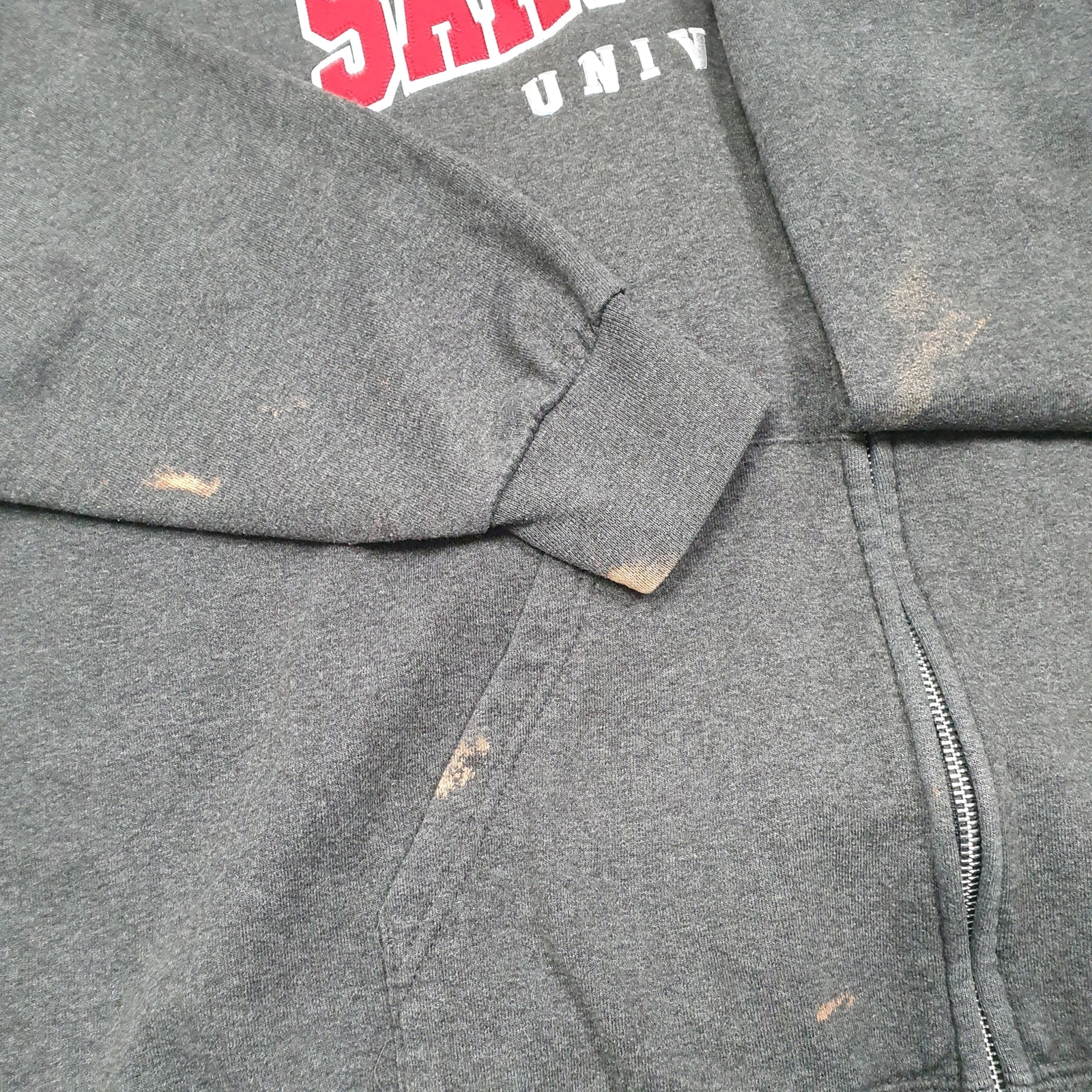 CHAMPION Full Zip Saint Joseph's University USA Hoodie Jumper Sweatshirt Mens XL image 4